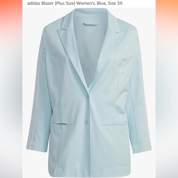 super dope adidas Blazer (Plus Size) Women's, Blue, Size 2X - Picture 4 of 9